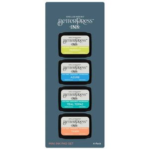 Spellbinders BetterPress Mini Ink Set – Tropical