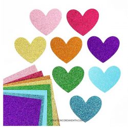 Concord & 9th Rainbow Glitter Paper Pack