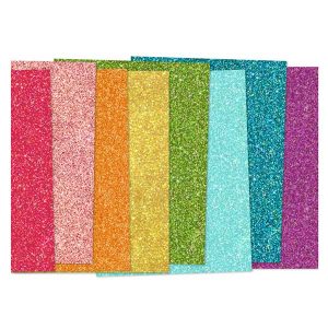 Concord & 9th Rainbow Glitter Paper Pack