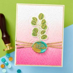 Spellbinders Oval Hello Wax Seal Stamp