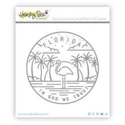 Honey Bee Stamps 50 States Circles Stamp - Florida