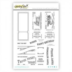 Honey Bee Stamps Ticket To Ride Stamp