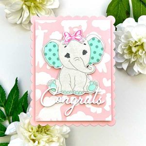 Papertrey Ink Baby Elephant Stamp class=