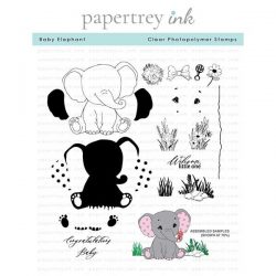 Papertrey Ink Baby Elephant Stamp