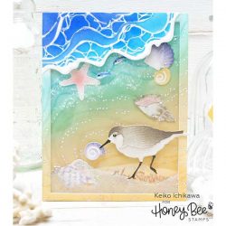 Honey Bee Stamps Beach Break A2 Cover Plate Honey Cuts