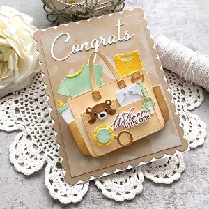 Papertrey Ink Go-To Gift Card Holder: Diaper Bag Dies class=