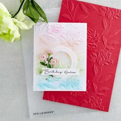 Spellbinders Beautiful Blooms 3D Embossing Folder