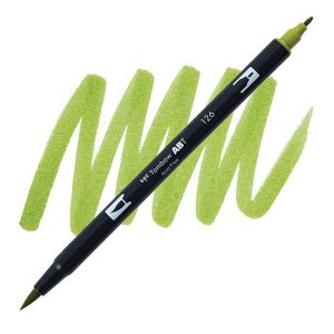 Tombow Dual Brush Marker – Light Olive 126