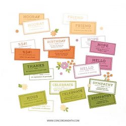 Concord & 9th Defined Stamp Set