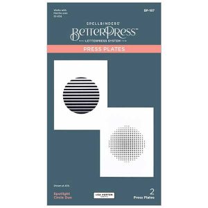 Spellbinders Circle Duo BetterPress Press Plate