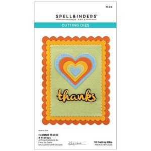 Spellbinders Heartfelt Thanks & Scallops