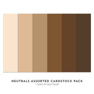 Concord & 9th Neutrals Assorted Cardstock Pack