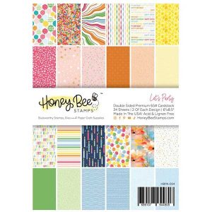 Honey Bee Stamps Let's Party Paper Pad