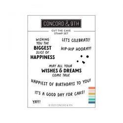 Concord & 9th Cut The Cake Stamp Set