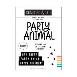 Concord & 9th Party Animal Stamp Set