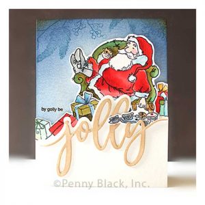 Penny Black Jolly Builder Stamp class=