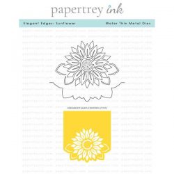 Papertrey Ink Elegant Edges: Sunflower Dies