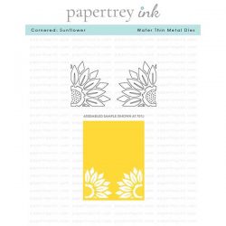 Papertrey Ink Cornered: Sunflower Dies