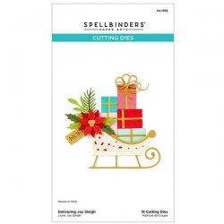 Spellbinders Delivering Joy Sleigh Etched Dies