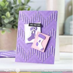 Waffle Flower Dotted Chevron Die