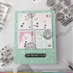 Waffle Flower Elegant Christmas 2 Matching Die