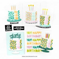 Concord & 9th Cut The Cake Stamp Set