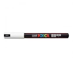 Posca Ultra Fine Paint Marker – White – The Foiled Fox