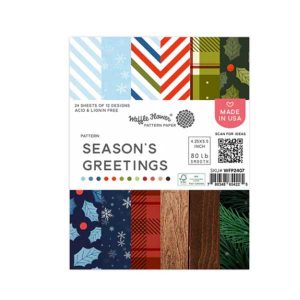 Waffle Flower Season's Greetings Paper Pad