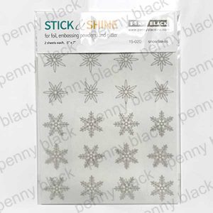 Penny Black Snowflakes (Stick and Shine)