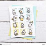 Hampton Art Mini Bunny Agenda Stamp & Die Set