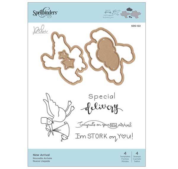 Spellbinders New Arrival Stamp and Die Set