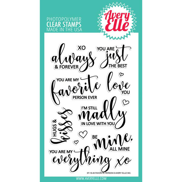 Avery Elle Favorite Person Stamp Set