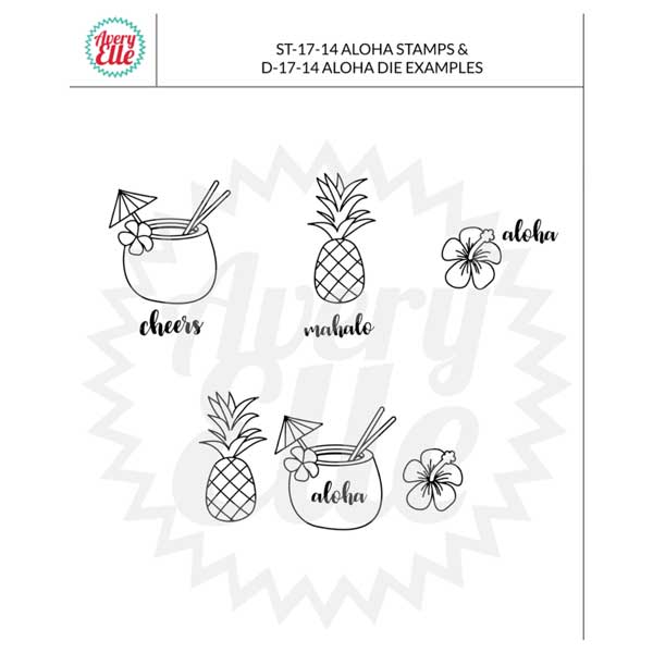 Avery Elle Aloha Stamp Set