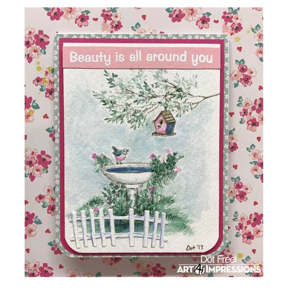 Art Impressions WC Branches Stamp Set