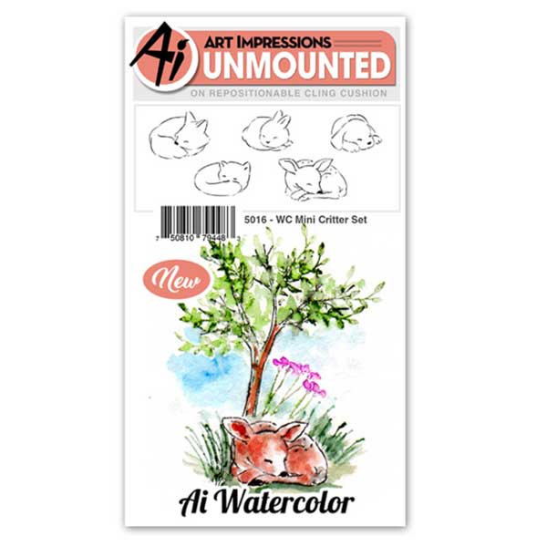 Art Impressions WC Mini Critter Set Stamp