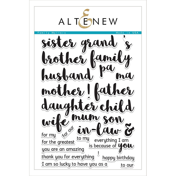 Altenew Family Matters Stamp Set