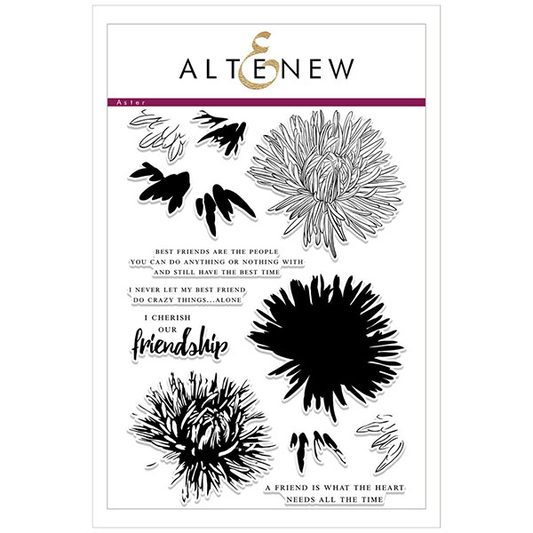 Altenew Build-A-Flower: Aster Stamp and Die Set