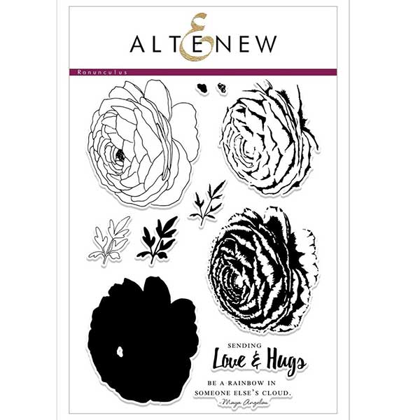 Altenew Build A Flower: Ranunculus Stamp and Die Set