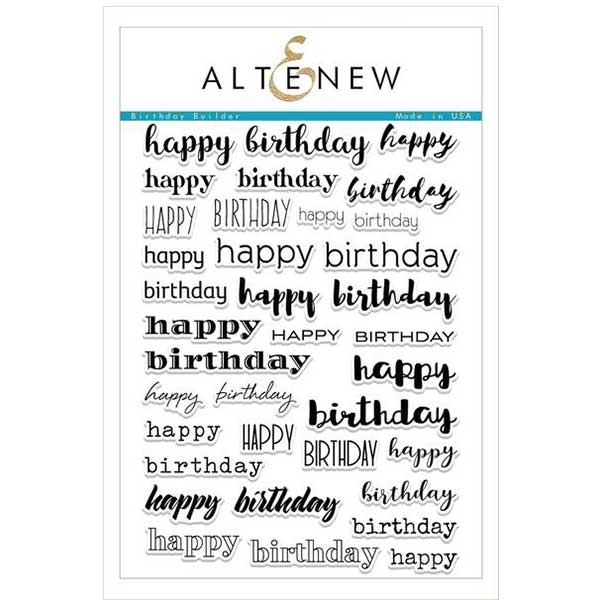 Altenew Birthday Builder Stamp Set