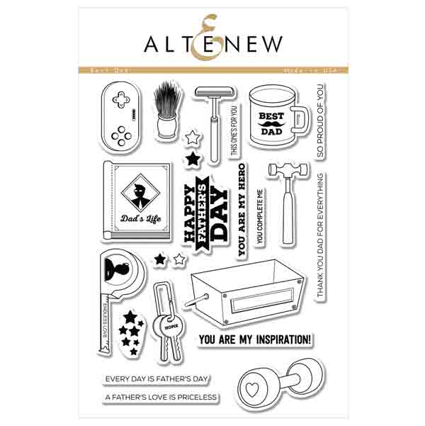 Altenew Best Dad Stamp Set