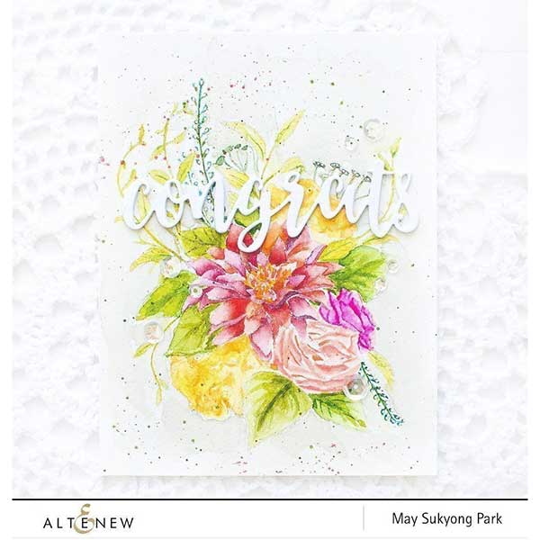 Altenew Blooming Bouquet Stamp Set