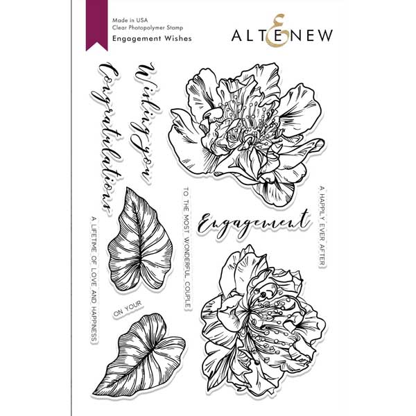 Altenew Engagement Wishes Stamp Set