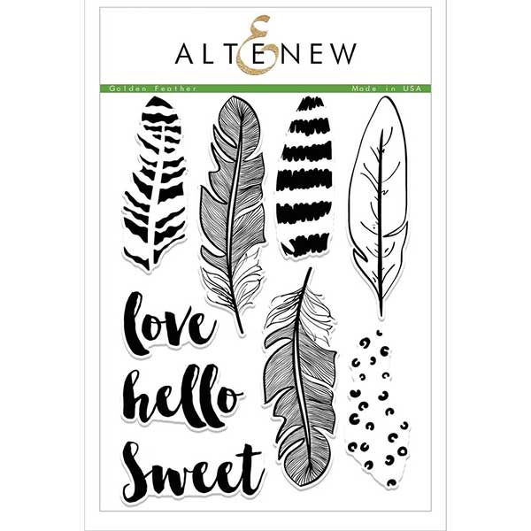 Altenew Golden Feather Stamp Set