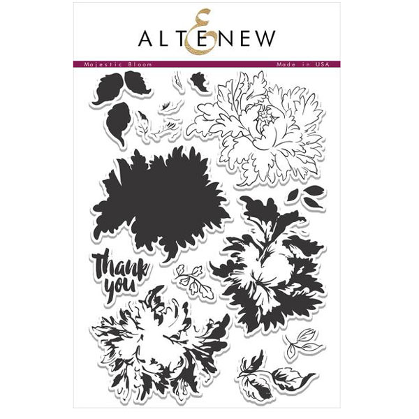 Altenew Majestic Bloom Stamp Set