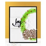 Altenew Poinsettia & Pine Stamp Set