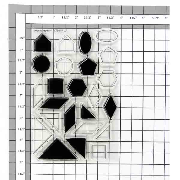 Altenew Simple Shapes Stamp Set