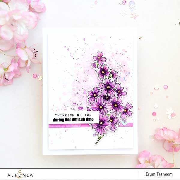 Altenew Starry Flowers Stamp Set