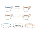 Altenew Vintage Teacup Stamp Set