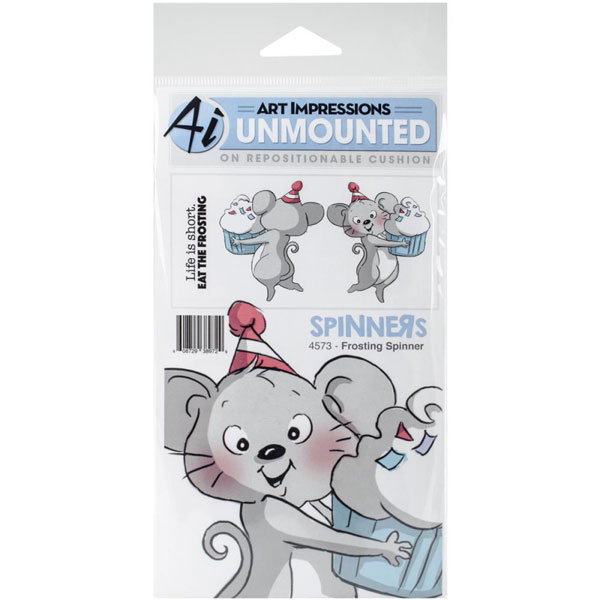 Art Impressions Frosting Spinner Stamp Set