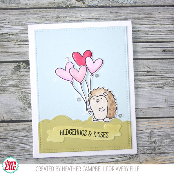 Avery Elle Hedgehugs Stamp Set